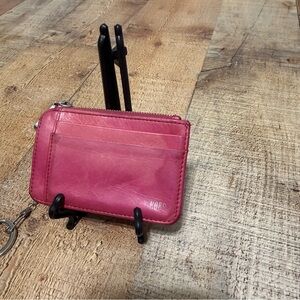 Hobo Keychain Wallet - Color Sangria